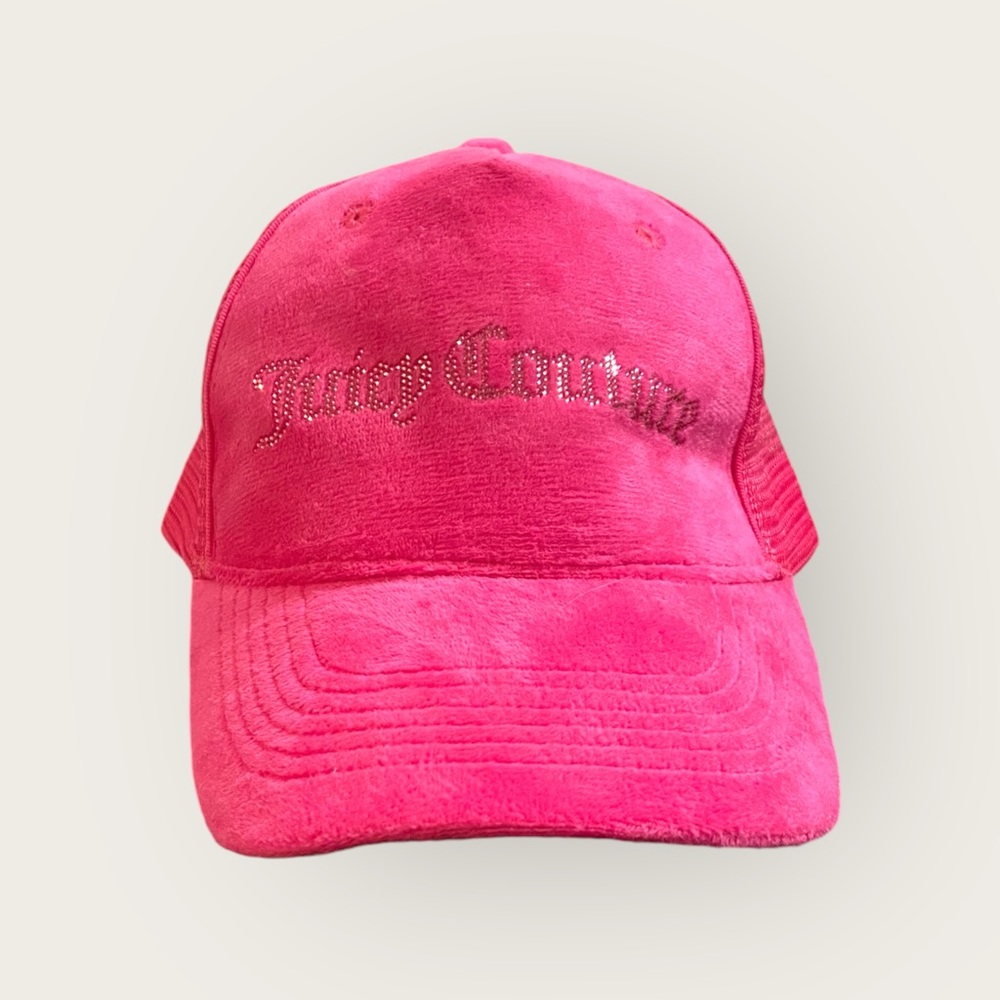 Juicy Couture bling trucker hat